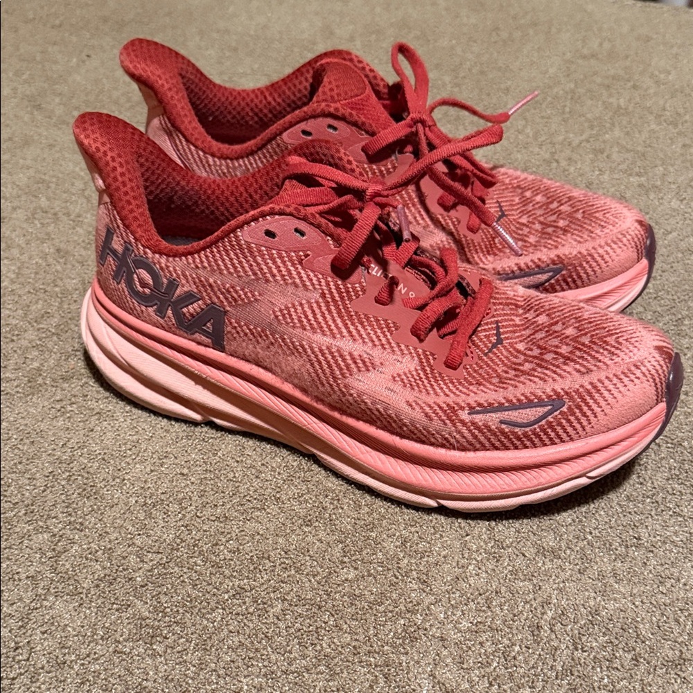 HOKA Women's Running Shoes - Coral Pink